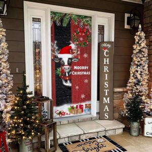 Christmas Farm Door Cover Moorry Christmas, Door…