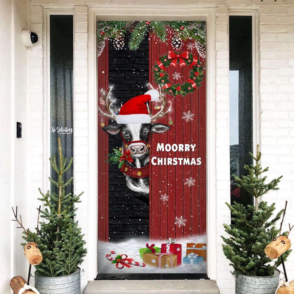 Christmas Farm Door Cover Moorry Christmas, Door Christmas Cover, Gift For Christmas, Christmas Gift Christmas Farm Door Cover Moorry Christmas, Door Christmas Cover, Gift For Christmas, Christmas Gift