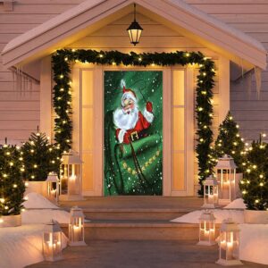 Christmas Sleigh Door Cover, Christmas Door Covers,…