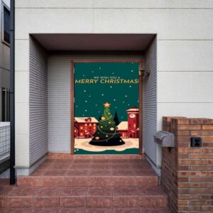 Christmas Tree Door Cover Merry Christmas Door Banner Gift For Christmas Christmas Gift 2 sjpwim.jpg