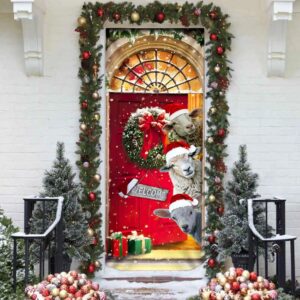 Christmas With My Herd Sheep Cattle Farmer Door Cover Christmas Outdoor Decoration Unique Gifts Doorcover Christmas Gift 4 bnk4ln.jpg