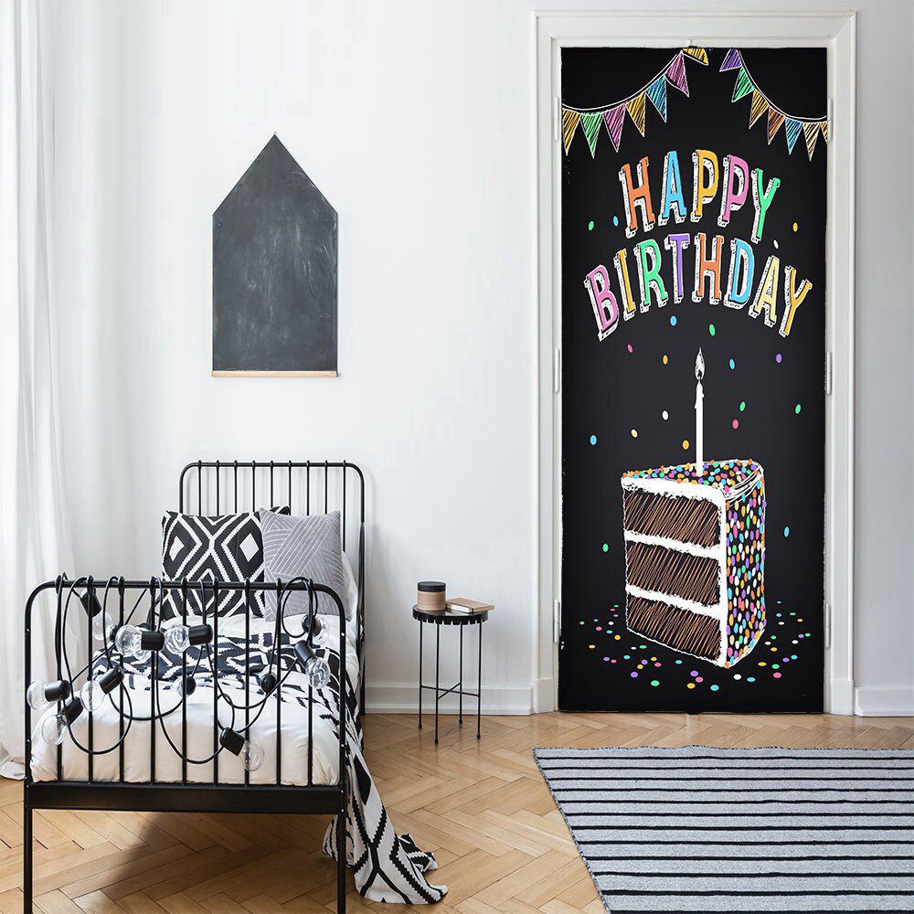 Custom Birthday Decor, Door Cover, Front Door Decor, Best Gift For Birthday, Christmas Gift