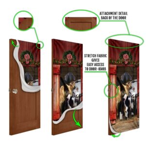 Funny Family Goat Door Cover Unique Gifts Doorcover Housewarming Gifts Christmas Gift 5 odufdh.jpg