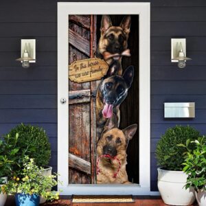 German Shepherd. We Are Family Door Cover Xmas Outdoor Decoration Gifts For Dog Lovers Christmas Gift 2 kllirs.jpg
