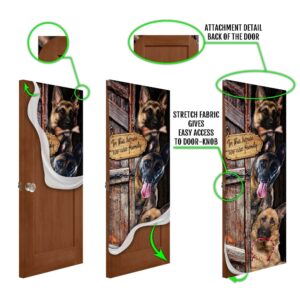 German Shepherd. We Are Family Door Cover Xmas Outdoor Decoration Gifts For Dog Lovers Christmas Gift 4 suq00d.jpg