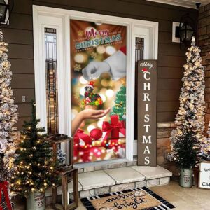 Give Black Labrador Dog Christmas Door Cover Xmas Outdoor Decoration Gifts For Dog Lovers Christmas Gift 2 f74kzw.jpg