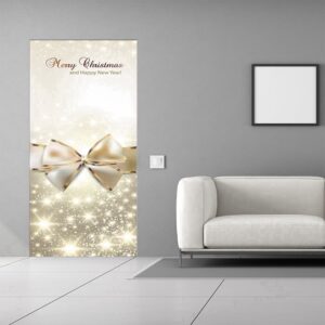 Golden Bow Christmas Door Cover Christmas Door Covers Gift For Family Christmas Gift 2 ivhyq3.jpg
