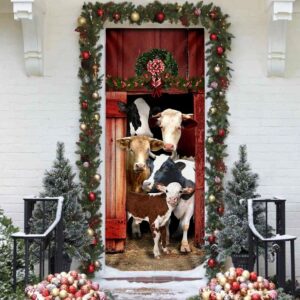 Happy Family Cattle Door Cover Unique Gifts Doorcover Holiday Decor Christmas Gift 4 apitix.jpg
