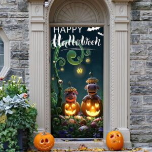 Happy Halloween Door Cover Decorations for Front Door Christmas Gift 2 fih0gr.jpg
