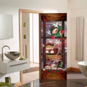 Happy Three Snowmen Door Cover Door Christmas Cover Christmas Outdoor Decoration Unique Gifts Doorcover Christmas Gift 5 caljqy.jpg