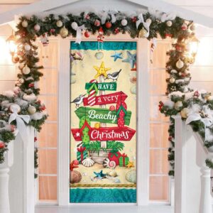 Have A Very Beachy Christmas Door Cover,…