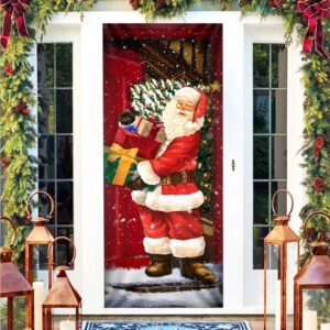 He Will Visit You At Home This Christmas Door Cover Santa Claus Door Cover Unique Gifts Doorcover Christmas Gift 4 ba21u2.jpg