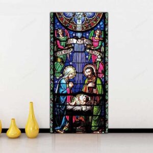 Holy Nativity Christmas Door Cover Large Religious Decoration Backdrop Christmas Gift 2 mvlxg0.jpg