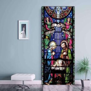 Holy Nativity Christmas Door Cover Large Religious Decoration Backdrop Christmas Gift 4 lu2oak.jpg