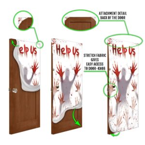 Horror Help Us Halloween Door Cover Decorations for Front Door Christmas Gift 3 yaazhh.jpg