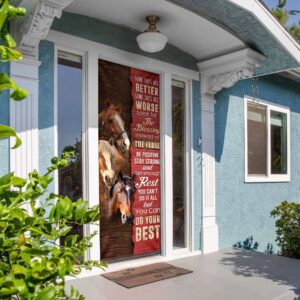 Horse. Some Days Are Better Door Cover Unique Gifts Doorcover Christmas Gift 3 jxgeg8.jpg