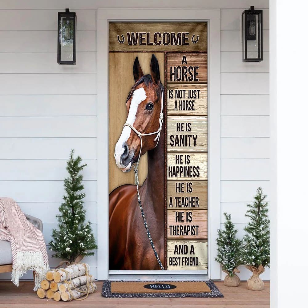 Horse, A Horse Is Not Just A Horse Door Cover, Unique Gifts Doorcover, Christmas Gift Horse, A Horse Is Not Just A Horse Door Cover, Unique Gifts Doorcover, Christmas Gift