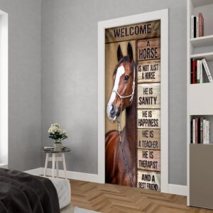 Horse A Horse Is Not Just A Horse Door Cover Unique Gifts Doorcover Christmas Gift 4 bnp7m8.jpg