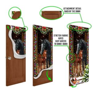Horse Christmas Door Couple Happy Couple Christmas Outdoor Decoration Unique Gifts Doorcover Christmas Gift 5 lhfnzz.jpg