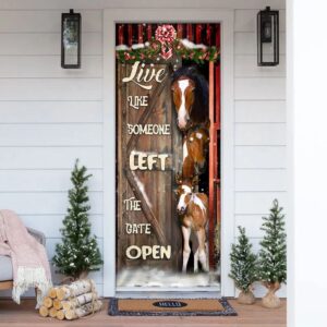Horse Life Door Cover, Unique Gifts Doorcover,…