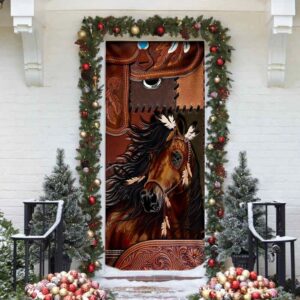 Horse Spirit Door Cover Unique Gifts Doorcover Holiday Decor Christmas Gift 4 utfody.jpg