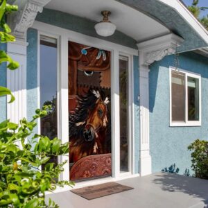 Horse Spirit Door Cover Unique Gifts Doorcover Holiday Decor Christmas Gift 5 tcyzef.jpg