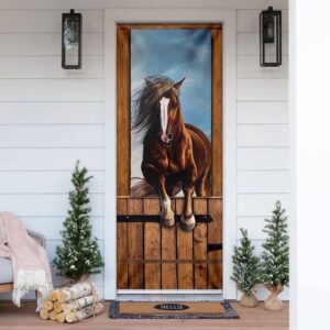 Horse Stall Door Cover, Unique Gifts Doorcover,…