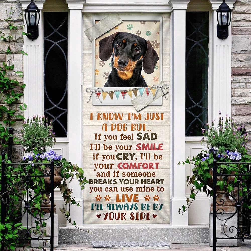 I’ll Always Be By Your Side Dachshund Door Cover, Xmas Outdoor Decoration, Gifts For Dog Lovers, Christmas Gift I’ll Always Be By Your Side Dachshund Door Cover, Xmas Outdoor Decoration, Gifts For Dog Lovers, Christmas Gift