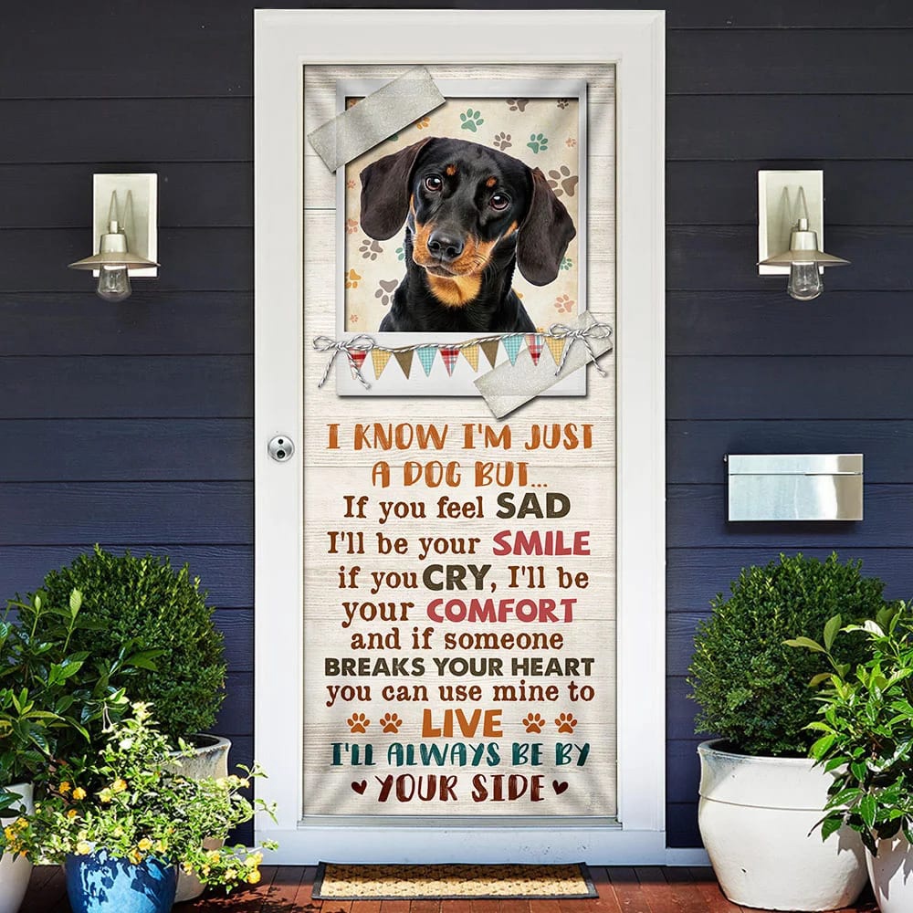 I’ll Always Be By Your Side Dachshund Door Cover, Xmas Outdoor Decoration, Gifts For Dog Lovers, Christmas Gift I’ll Always Be By Your Side Dachshund Door Cover, Xmas Outdoor Decoration, Gifts For Dog Lovers, Christmas Gift
