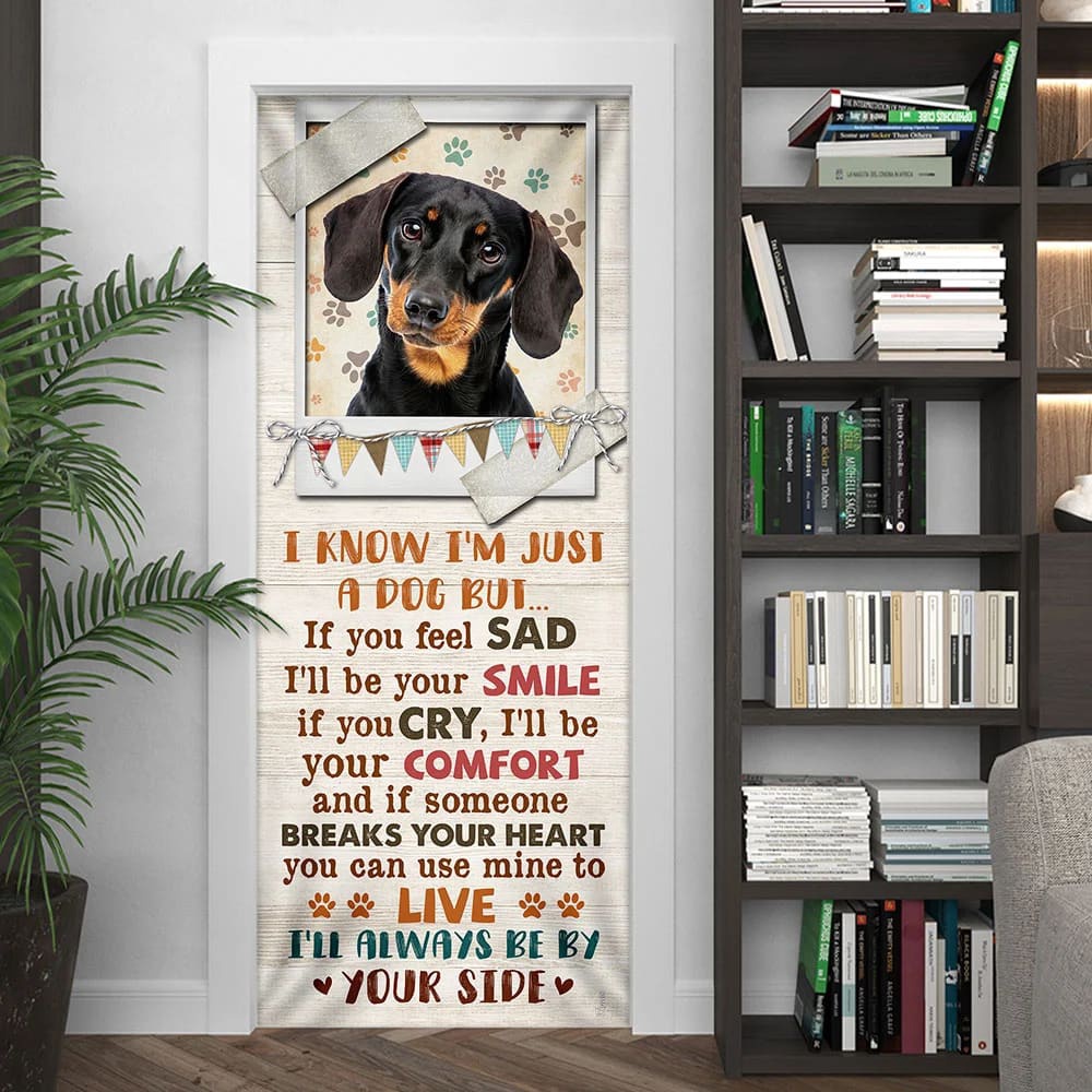 I’ll Always Be By Your Side Dachshund Door Cover, Xmas Outdoor Decoration, Gifts For Dog Lovers, Christmas Gift I’ll Always Be By Your Side Dachshund Door Cover, Xmas Outdoor Decoration, Gifts For Dog Lovers, Christmas Gift