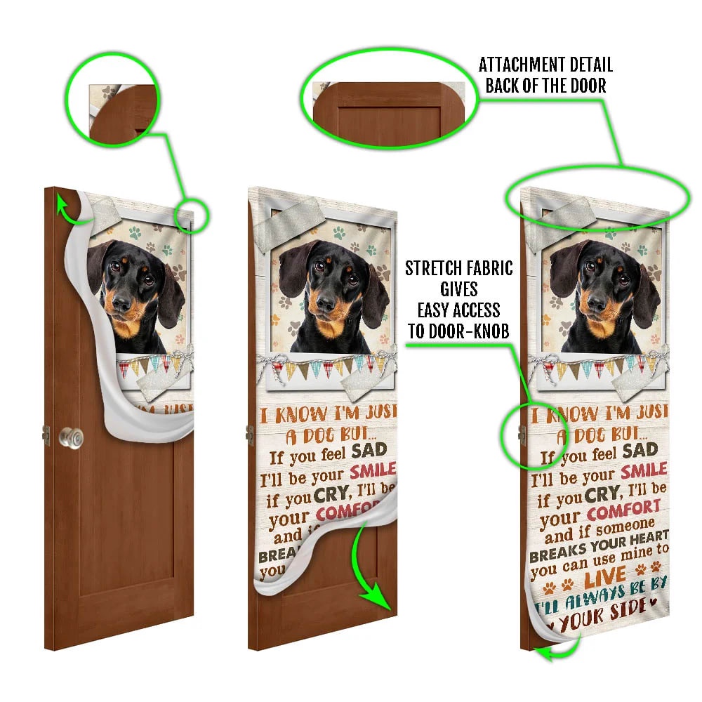 I’ll Always Be By Your Side Dachshund Door Cover, Xmas Outdoor Decoration, Gifts For Dog Lovers, Christmas Gift I’ll Always Be By Your Side Dachshund Door Cover, Xmas Outdoor Decoration, Gifts For Dog Lovers, Christmas Gift