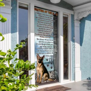 I ll Be Waiting At The Door. German Shepherd Door Cover Xmas Outdoor Decoration Gifts For Dog Lovers Christmas Gift 3 diar5e.jpg