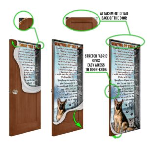 I ll Be Waiting At The Door. German Shepherd Door Cover Xmas Outdoor Decoration Gifts For Dog Lovers Christmas Gift 5 yhnmgj.jpg