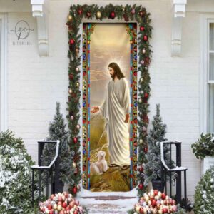 Jesus Christ The Good Shepherd Door Cover Jesus Door Decor Housewarming Gift Christmas Gift 2 ardxmq.jpg