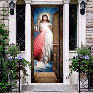 Jesus Door Cover, Xmas Gifts For Pet…