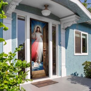 Jesus Door Cover Xmas Gifts For Pet Lovers Christmas Gift For Friends Christmas Gift 3 at31se.jpg