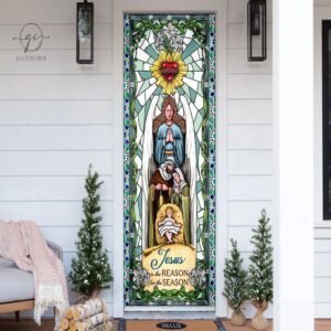 Jesus Is The Reason For The Season Door Cover Faith Christmas Front Decor For Christmas Christmas Gift 3 hg5vhp.jpg