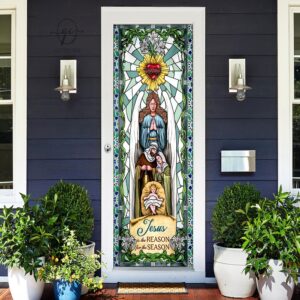 Jesus Is The Reason For The Season Door Cover Faith Christmas Front Decor For Christmas Christmas Gift 4 wz8d2e.jpg
