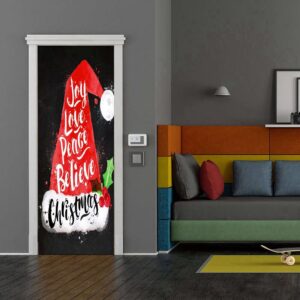 Joy Love Peace Believe Door Cover Christmas Door Covers Christmas Gift For Family Christmas Gift 2 kwndt5.jpg