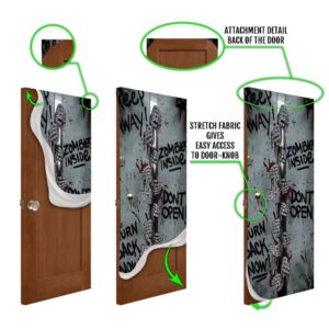 Keep Away Zombie Inside Halloween Door Cover Decorations for Front Door Christmas Gift 2 v9ve0e.jpg