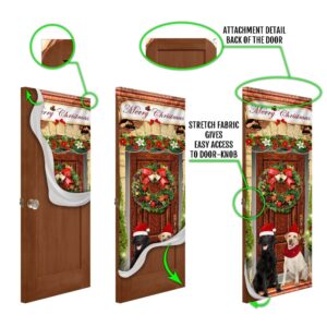 Labrador Retriever Christmas Door Cover Unique Gifts Doorcover Christmas Gift 5 voooq5.jpg