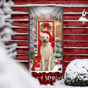Labrador Retriever Let It Snow Christmas Door Cover Xmas Outdoor Decoration Gifts For Dog Lovers Christmas Gift 5 buvqff.jpg