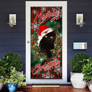 Meowy Christmas Door Cover Black Cat Door Cover Christmas Gift 2 f3lwhi.jpg
