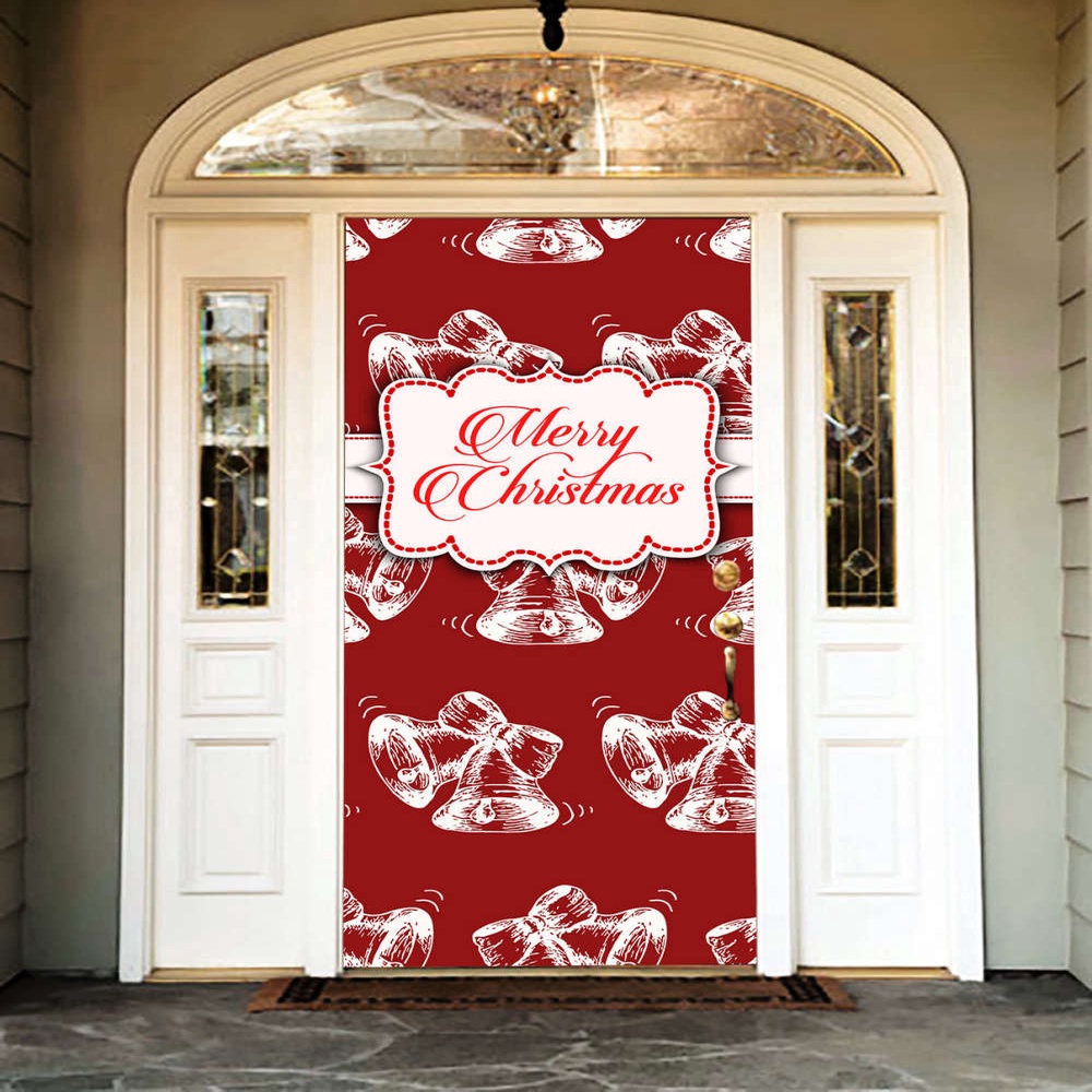 Merry Christmas Front Door Cover Entry Holiday Doors 3D Banner, Gift For Christmas, Christmas Gift Merry Christmas Front Door Cover Entry Holiday Doors 3D Banner, Gift For Christmas, Christmas Gift