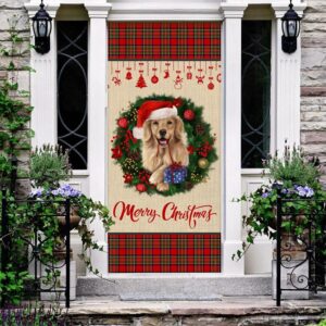 Merry Christmas Golden Retriever Door Cover Xmas Outdoor Decoration Gifts For Dog Lovers Christmas Gift 3 wzt3sc.jpg