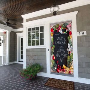 Merry Christmas and Happy New Year Door Decoration Christmas Door Cover For Family Christmas Gift 3 nn2q1c.jpg
