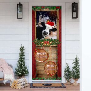 Moory Christmas Cow Door Cover Xmas Gifts For Pet Lovers Christmas Gift For Friends Christmas Gift 3 rc4wuk.jpg