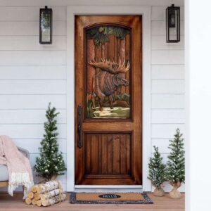Moose Door Cover, Xmas Gifts For Pet…