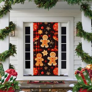 Plaid Christmas Door Cover Christmas Door Covers Best Gift For Christmas Christmas Gift 4 xtqnfd.jpg