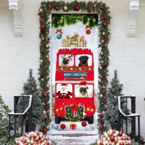 Pugs Christmas Bus Door Cover Xmas Outdoor Decoration Gifts For Dog Lovers Housewarming Gifts Christmas Gift 3 b1affa.jpg